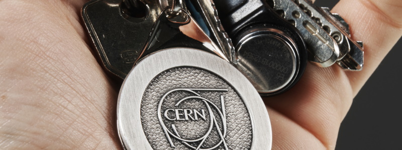 Porte-clé CERN goutelette