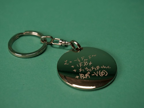 metal round key ring back